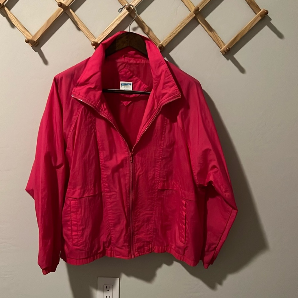 Vintage wind breaker jacket - Cheetah Mervyns